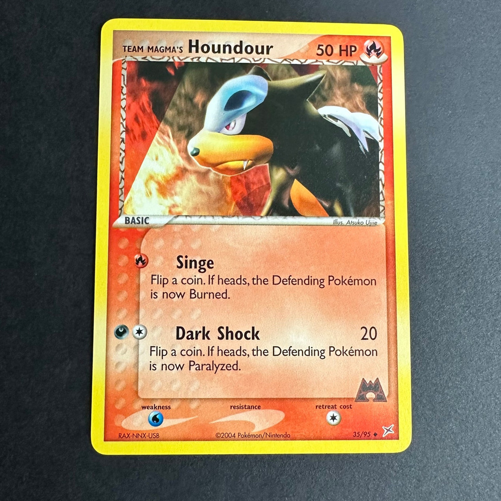 Pokemon TCG Team Magma's Houndour 35/95 EX Team Magma vs Team Aqua NM